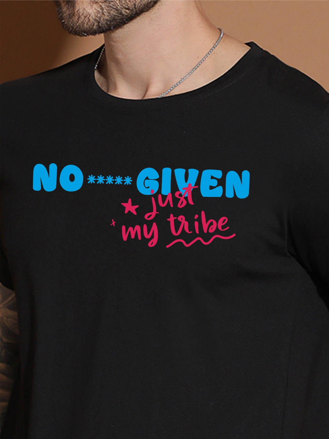 Breezer Tribe Cotton Single Jersey Printed Men’s Casual T-Shirt | Round Neck, Half Sleeves