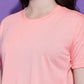 Round Neck Regular Fit Half Sleeve Crop Top T-shirt