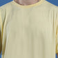 Single Jersey Oversized Round Neck Drop Shoulder Half Sleeve T-Shirt