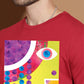 Breezer Tribe Cotton Printed Casual T-Shirt for Men | Round Neck, Half Sleeves, Regular Fit