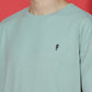 Single Jersey Oversized Round Neck Drop Shoulder Half Sleeve T-Shirt