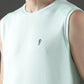 Sleeveless Sweat-Absorbing Gym Co-Ord Set with Pockets.