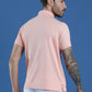 Dryfit Textured Structured Polo Neck Half Sleeve Casual T-Shirt