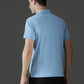 Dryfit Micro Polyester Textured Polo Neck Slim Fit Half Sleeve T-Shirt