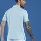 Dryfit Textured Structured Polo Neck Half Sleeve Casual T-Shirt