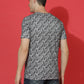 Single Jersey Round Neck Slim Fit Printed Half Sleeve T-Shirt