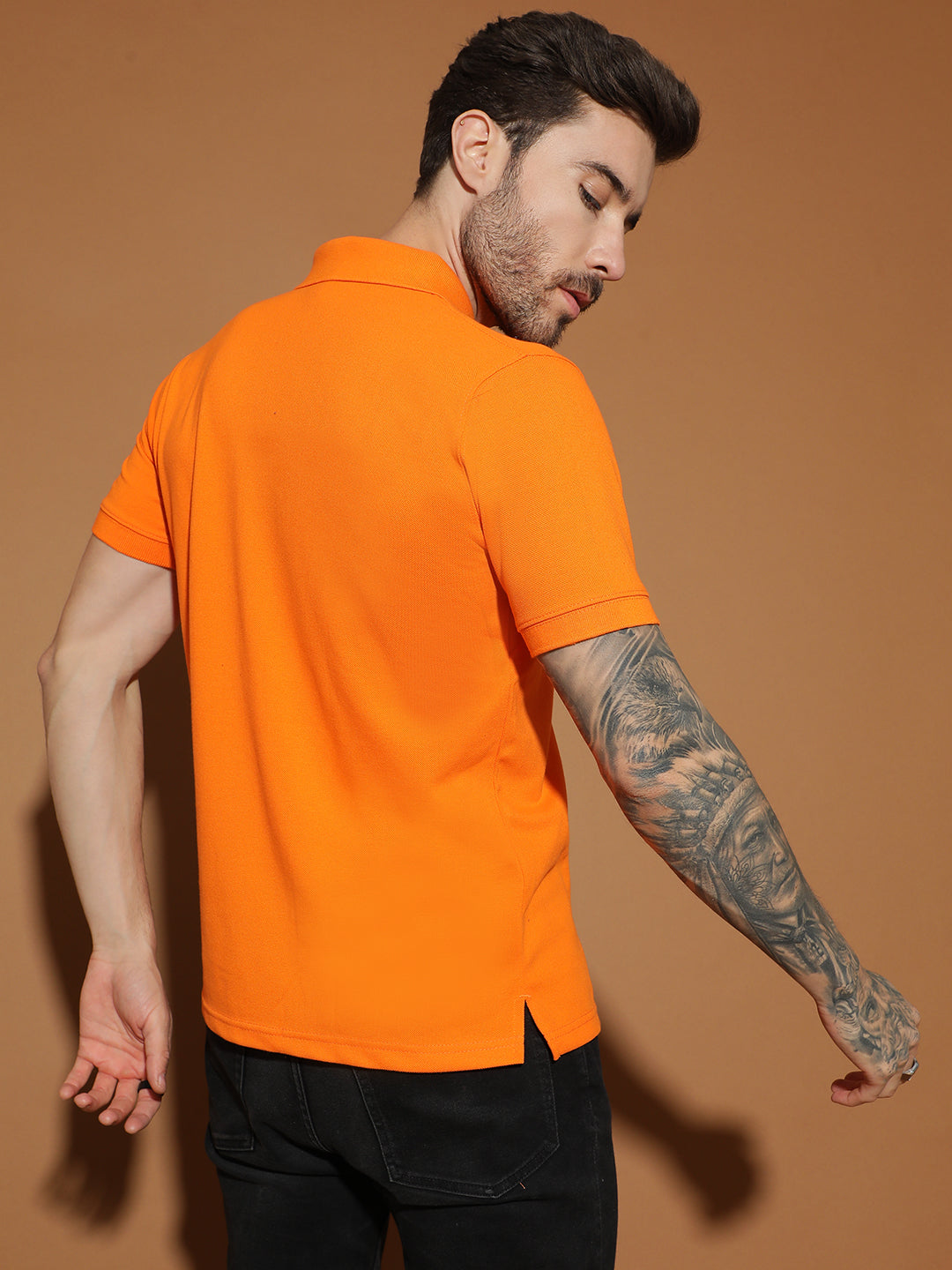 Polo Neck Half Sleeve Casual T-Shirt