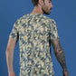 Single Jersey Round Neck Slim Fit Printed Half Sleeve T-Shirt
