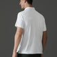 Polyester Lycra Jacquard Textured Polo Neck Half Sleeve T-Shirt
