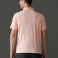 Dryfit Polyester Jacquard Textured Polo Neck Half Sleeve T-Shirt