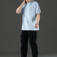Single Jersey Oversized Round Neck Drop Shoulder Half Sleeve T-Shirt