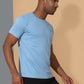 Slim Fit Half Sleeve Round Neck T-Shirt