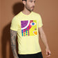 Breezer Tribe Cotton Printed Casual T-Shirt for Men | Round Neck, Half Sleeves, Regular Fit