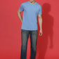 Single Jersey Round Neck Regular Fit Half Sleeve Casual T-Shirt