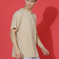 Single Jersey Oversized Round Neck Drop Shoulder Half Sleeve T-Shirt