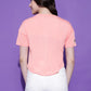 Round Neck Regular Fit Half Sleeve Crop Top T-shirt