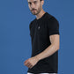 Slim Fit Half Sleeve Round Neck T-Shirt