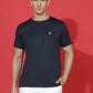 Slim Fit Half Sleeve Round Neck T-Shirt