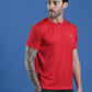 Slim Fit Half Sleeve Round Neck T-Shirt