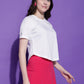 Round Neck Regular Fit Half Sleeve Crop Top T-shirt