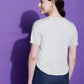Round Neck Regular Fit Half Sleeve Crop Top T-shirt