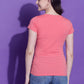 Round Neck Regular Fit Crop Top Half Sleeves T-Shirt