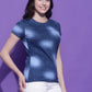 Printed Dryfit Top Half Sleeve Regular Fit T-Shirt