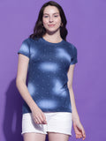 Printed Dryfit Top Half Sleeve Regular Fit T-Shirt