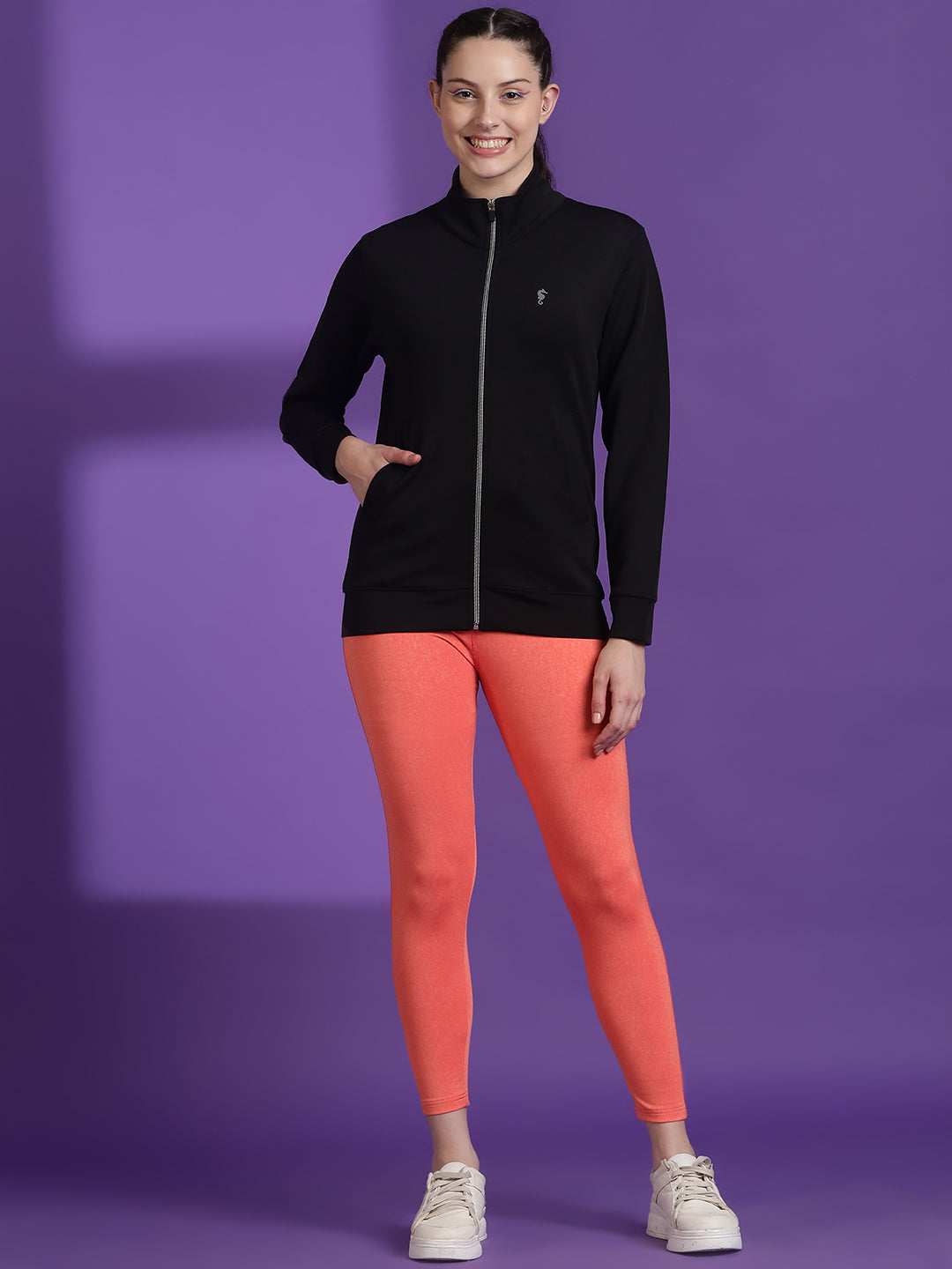 Full Sleeves Regular Fit Jacket with Two Pockets – Workout & Travel Wear