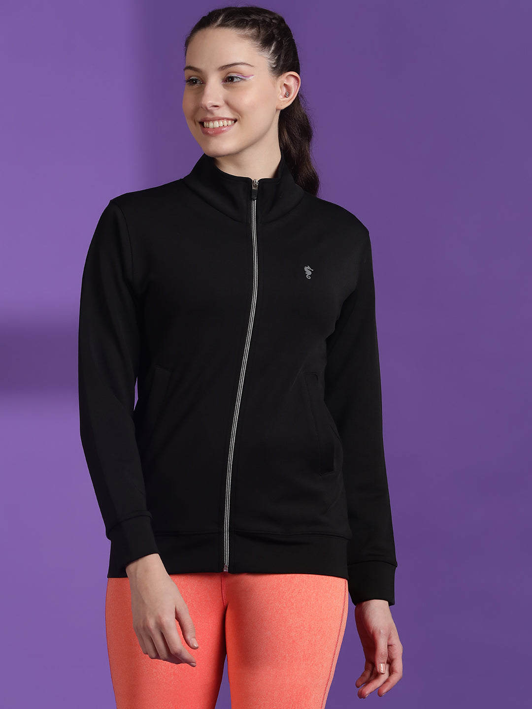Full Sleeves Regular Fit Jacket with Two Pockets – Workout & Travel Wear