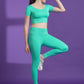 Anti-Bacterial Stretchable Tights Set Rapid Dry Technology