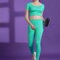 Anti-Bacterial Stretchable Tights Set Rapid Dry Technology