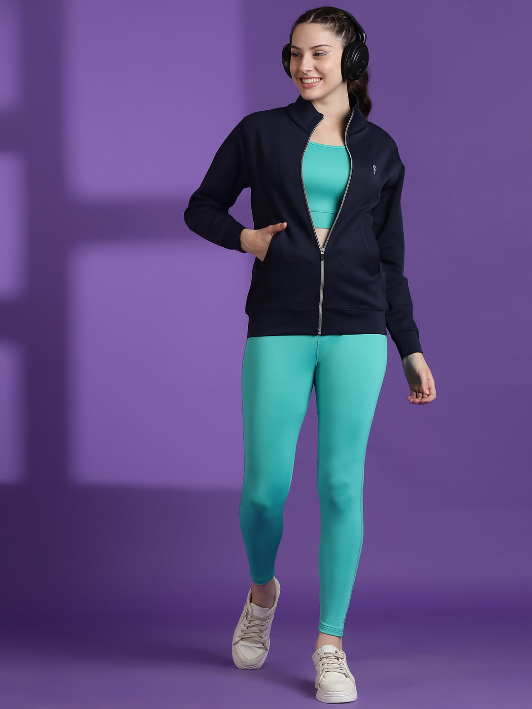 Full Sleeves Regular Fit Jacket with Two Pockets – Workout & Travel Wear