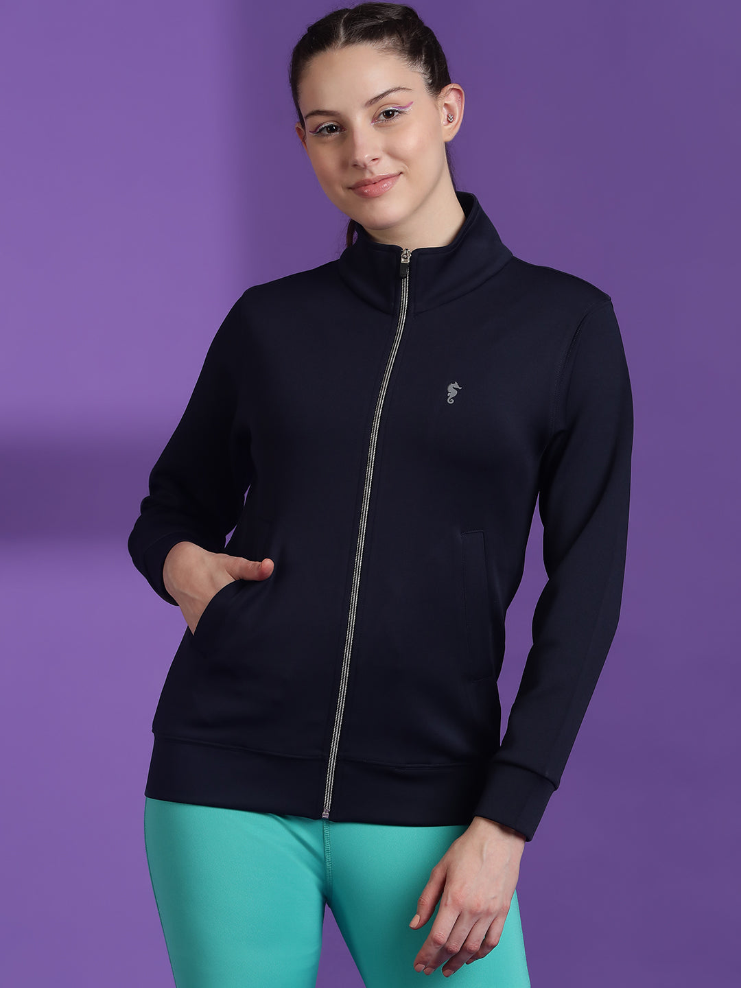 Full Sleeves Regular Fit Jacket with Two Pockets – Workout & Travel Wear