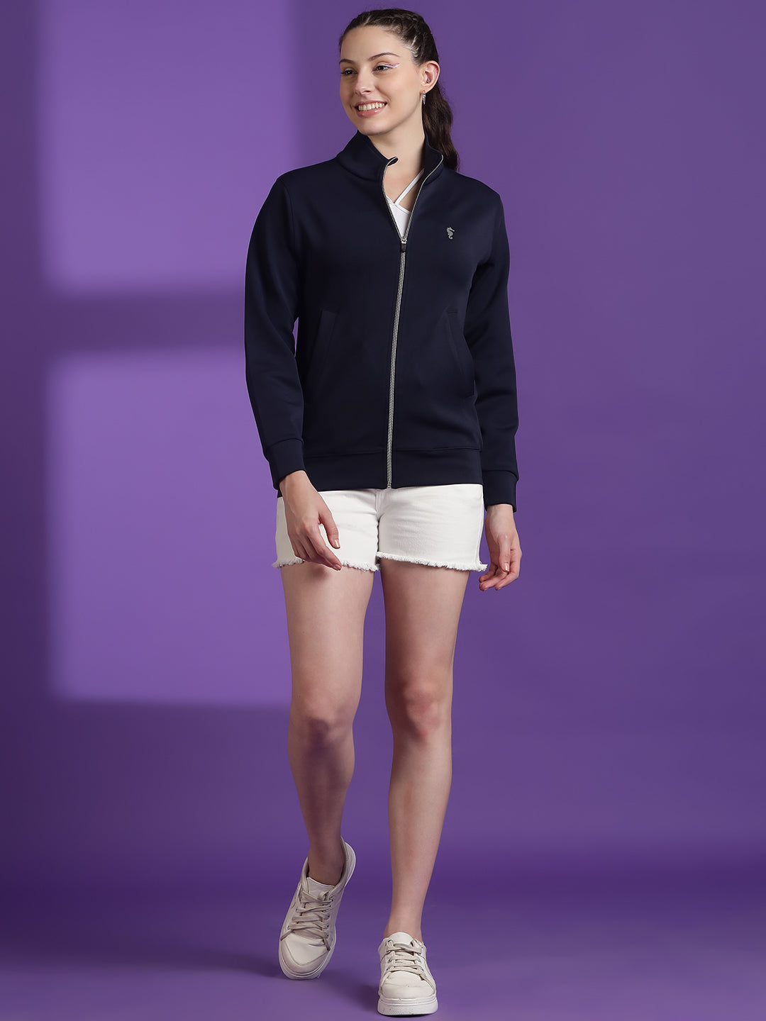 Full Sleeves Regular Fit Jacket with Two Pockets – Workout & Travel Wear