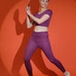 Anti-Bacterial Stretchable Tights Set Rapid Dry Technology