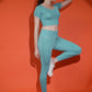 Anti-Bacterial Stretchable Tights Set Rapid Dry Technology
