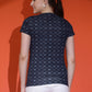 Printed Round Neck Slim Fit Half Sleeve T-Shirt