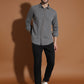 Denim Regular Fit Full Sleeve Cutaway Collar Casual Shirt