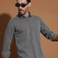Denim Regular Fit Full Sleeve Cutaway Collar Casual Shirt