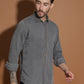 Denim Regular Fit Full Sleeve Cutaway Collar Casual Shirt