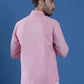 Denim Regular Fit Full Sleeve Cutaway Collar Casual Shirt