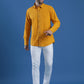Denim Regular Fit Full Sleeve Cutaway Collar Casual Shirt
