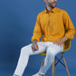 Denim Regular Fit Full Sleeve Cutaway Collar Casual Shirt