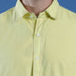 Denim Regular Fit Full Sleeve Cutaway Collar Casual Shirt