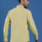Denim Regular Fit Full Sleeve Cutaway Collar Casual Shirt