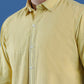 Denim Regular Fit Full Sleeve Cutaway Collar Casual Shirt