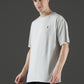 Single Jersey Oversized Round Neck Drop Shoulder Half Sleeve T-Shirt