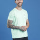 Round Neck Half Sleeve Slim Fit Casual Wear T-Shirt