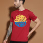 Breezer Tribe White Round Neck Cotton T-Shirt for Men | Regular Fit, Half Sleeves, Casual Printed Style